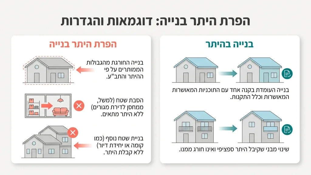 מבנה מגורים בתהליך שיפוץ והרחבה