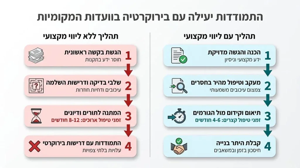 ישיבת תכנון ורישוי בנייה בוועדה המקומית